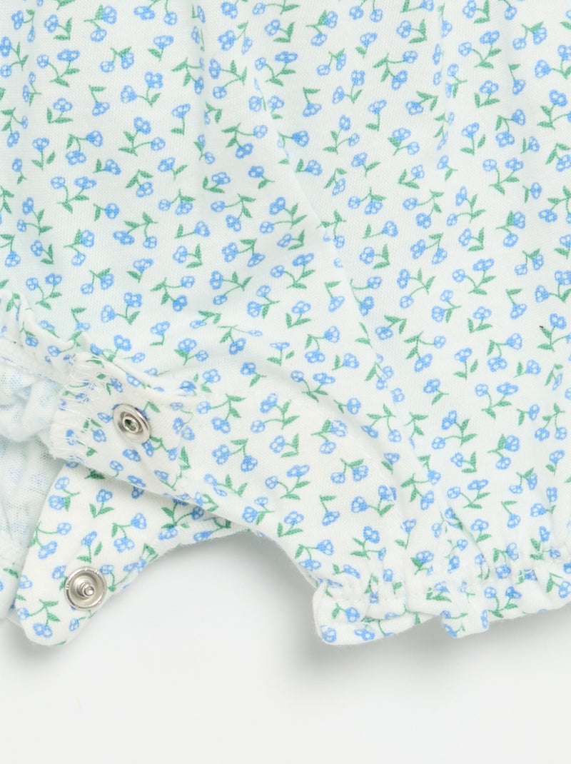 Ranita estampada de algodón Azul - Kiabi