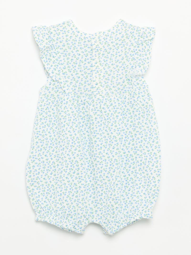 Ranita estampada de algodón Azul - Kiabi