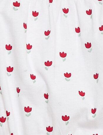 Ranita estampada de algodón