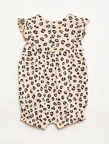 Ranita estampada de jersey de algodón