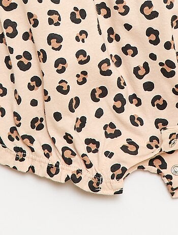 Ranita estampada de jersey de algodón