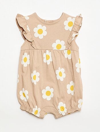 Ranita estampada de jersey de algodón