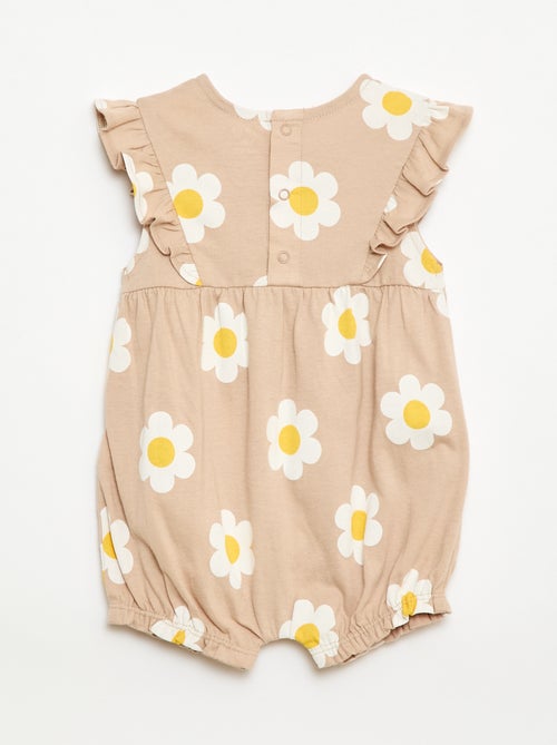 Ranita estampada de jersey de algodón - Kiabi