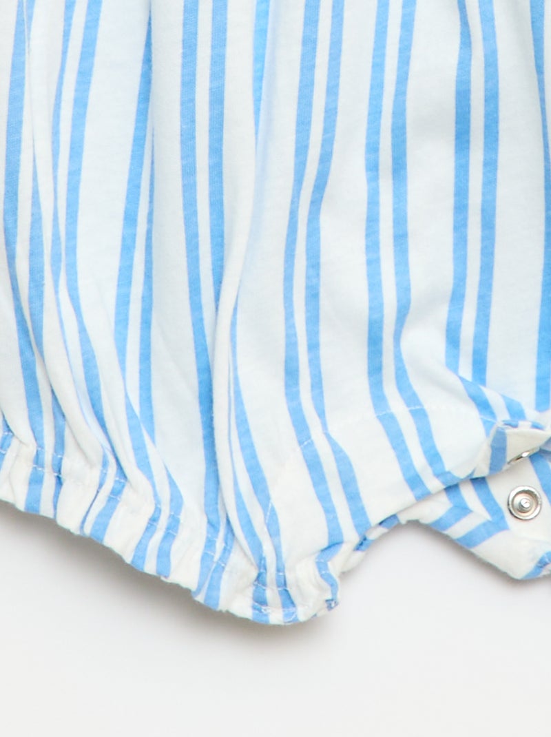 Ranita estampada de jersey de algodón Blanco - Kiabi