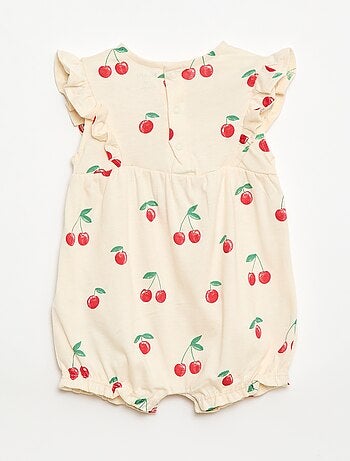 Ranita estampada de jersey de algodón