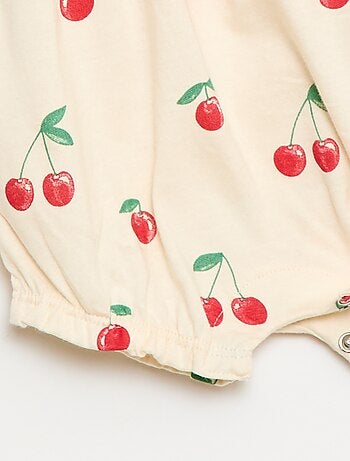 Ranita estampada de jersey de algodón