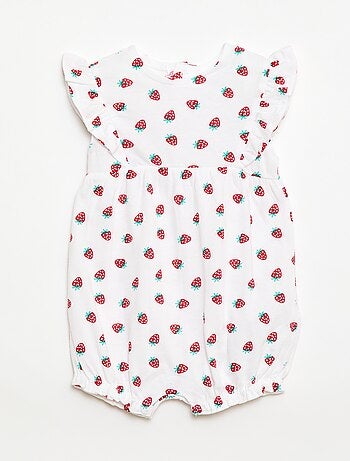 Ranita estampada de jersey de algodón