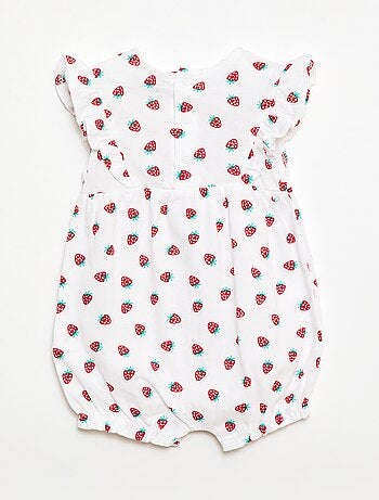 Ranita estampada de jersey de algodón