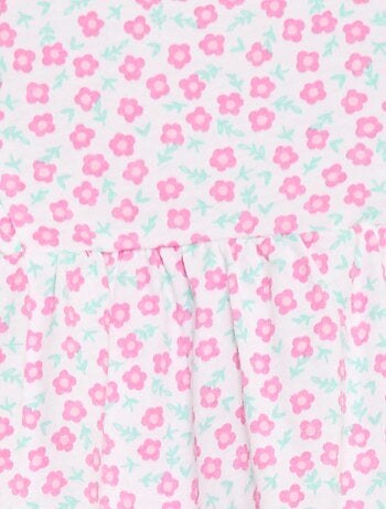 Ranita estampada de jersey de algodón