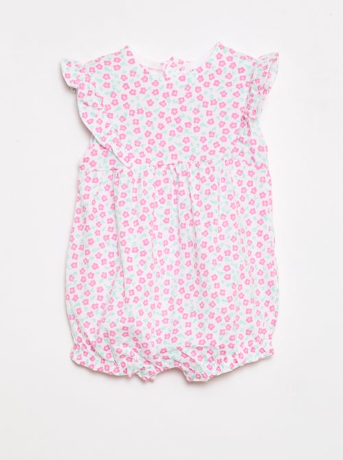 Ranita estampada de jersey de algodón - Kiabi