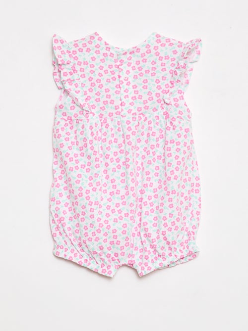 Ranita estampada de jersey de algodón - Kiabi