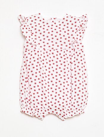 Ranita estampada de jersey de algodón