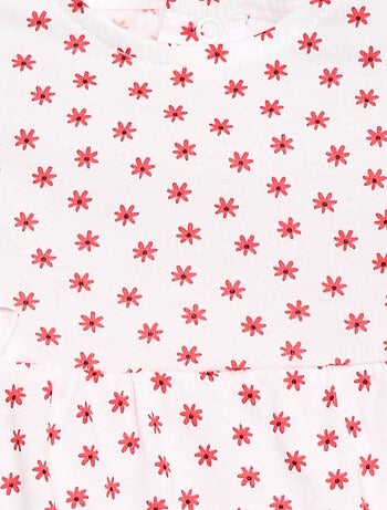 Ranita estampada de jersey de algodón