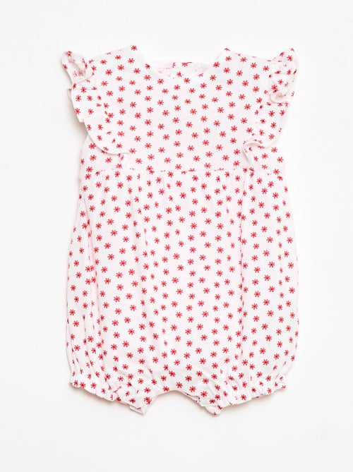 Ranita estampada de punto de algodón - Kiabi