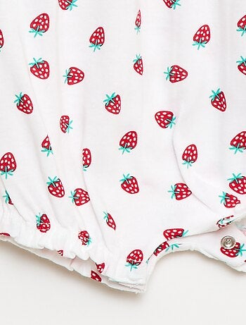 Ranita estampada en punto de algodón