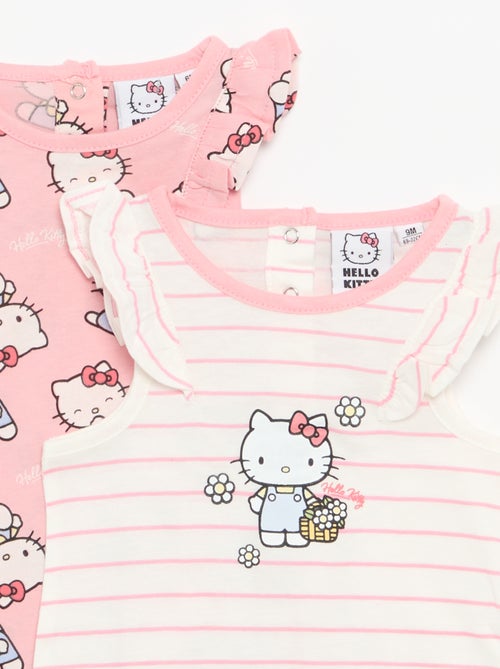 Ranita 'Hello Kitty' sin mangas con volantes - Kiabi