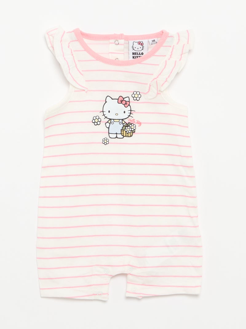 Ranita 'Hello Kitty' sin mangas con volantes Rosa - Kiabi