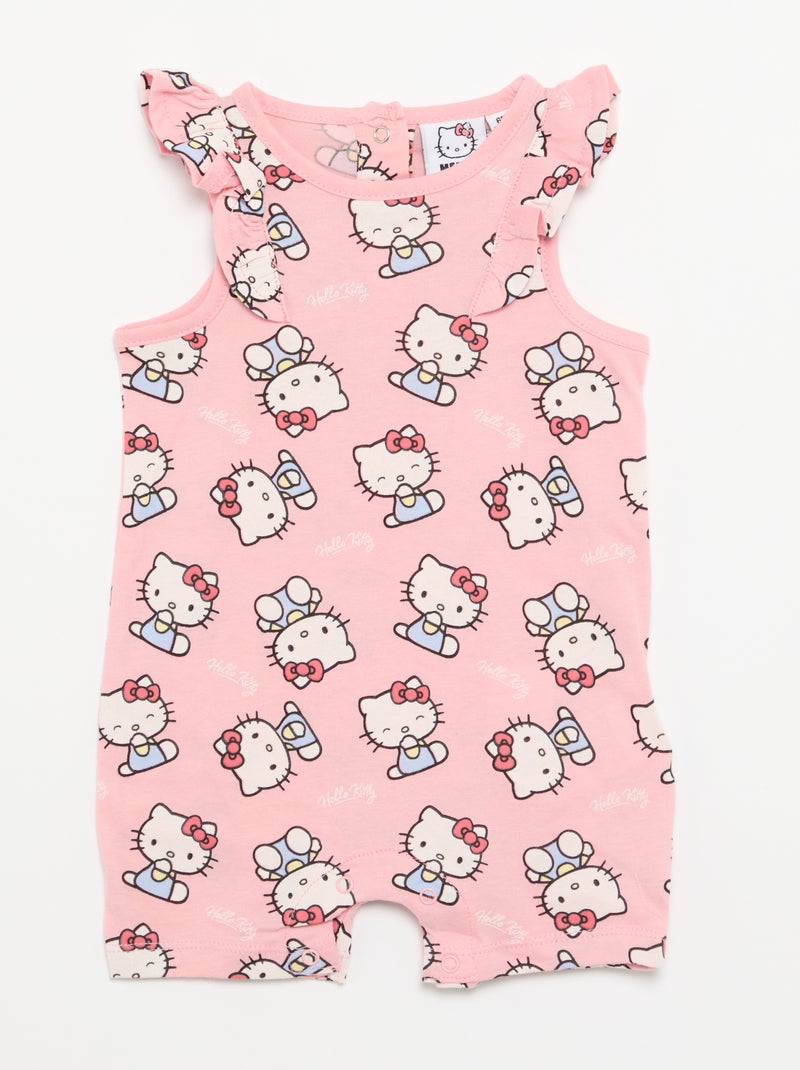 Ranita 'Hello Kitty' sin mangas con volantes Rosa - Kiabi