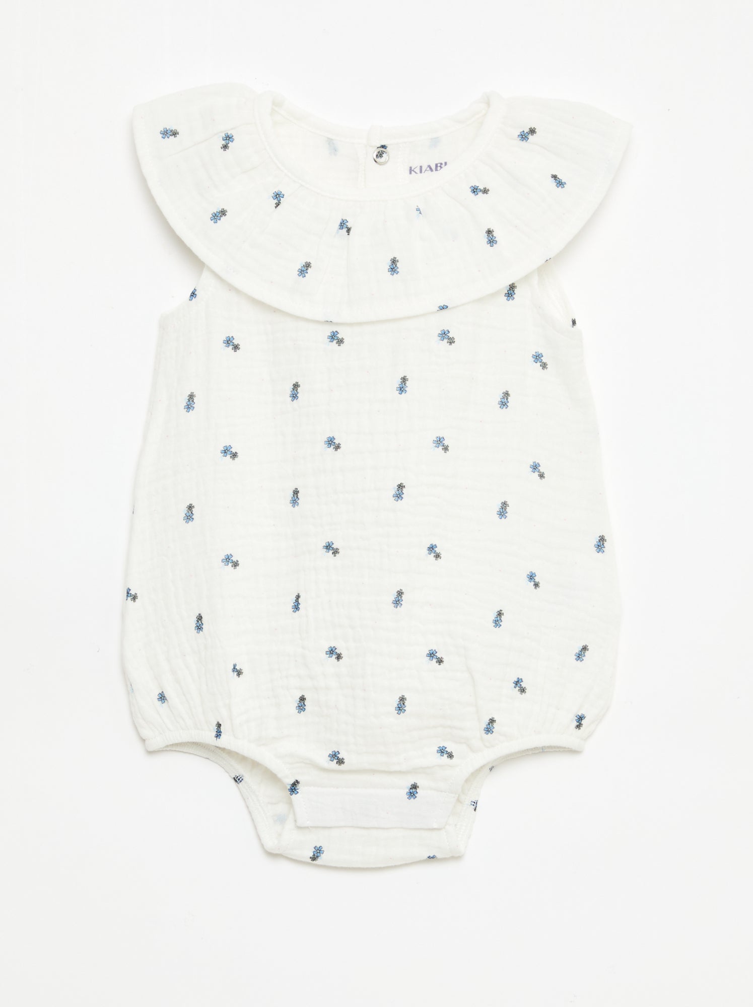 Ranita sin mangas de doble gasa de algodón