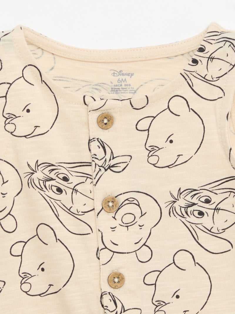Ranita sin mangas estampada de 'Disney' Beige - Kiabi