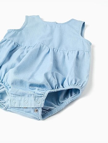 Ranita vaquera de algodón sin mangas