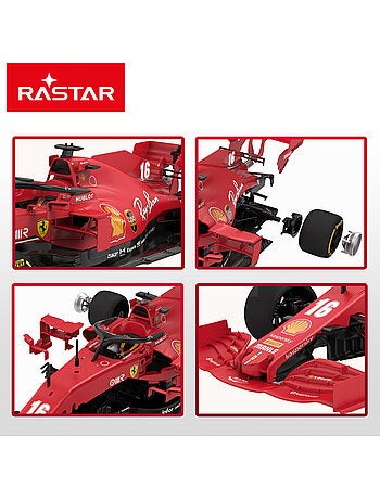 Rastar coche radiocontrol para montar f1 2021 ferrari sf1000 1:16