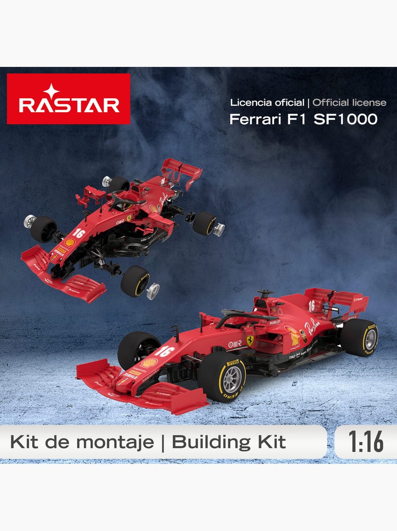 Rastar coche radiocontrol para montar f1 2021 ferrari sf1000 1:16 N/D - Kiabi