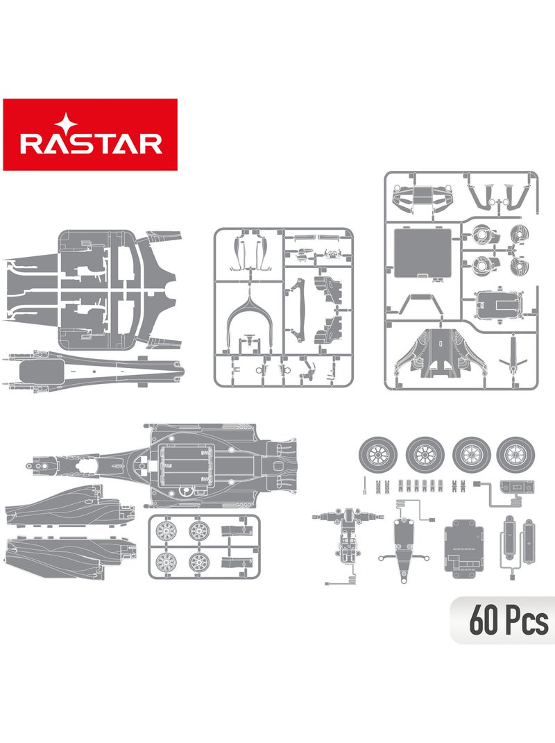 Rastar coche radiocontrol para montar f1 2021 ferrari sf1000 1:16 N/D - Kiabi