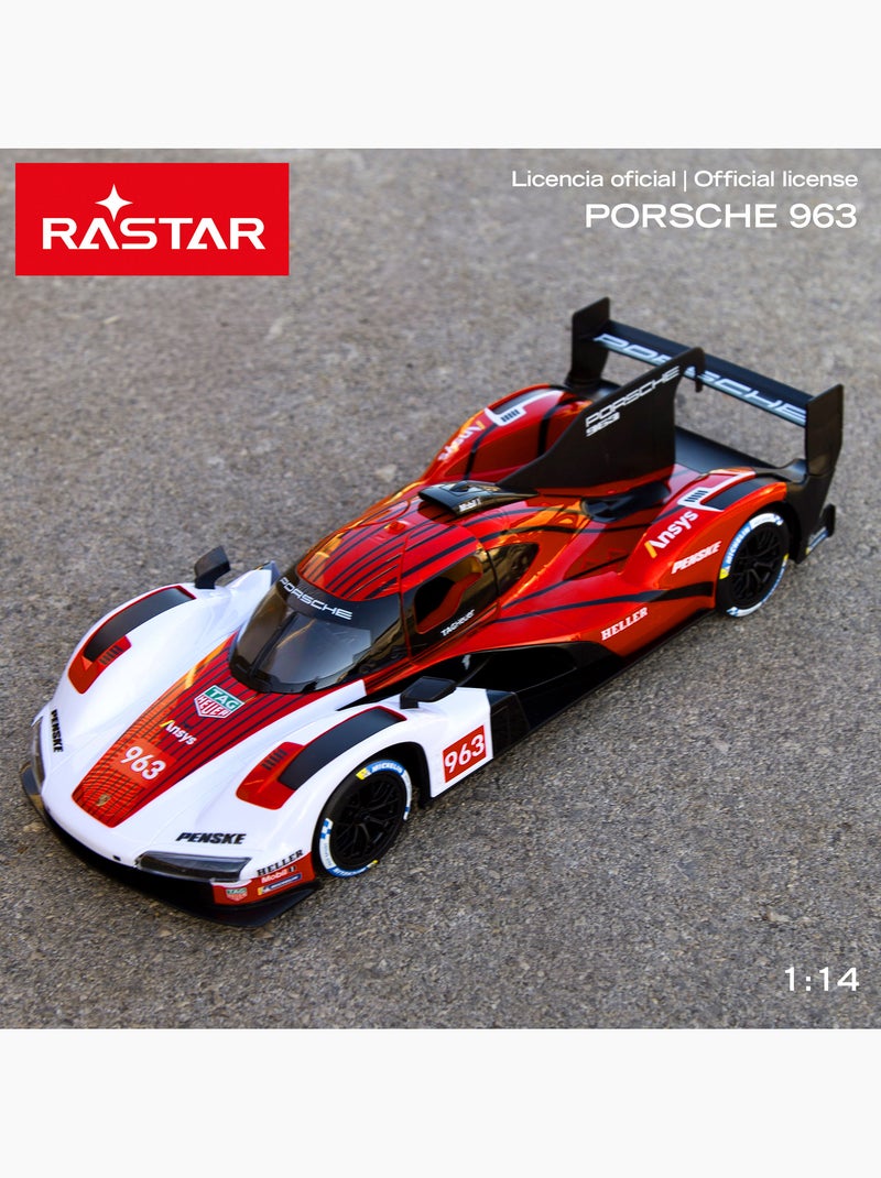 Rastar coche radiocontrol porsche 963 lmdh 1:14 N/D - Kiabi