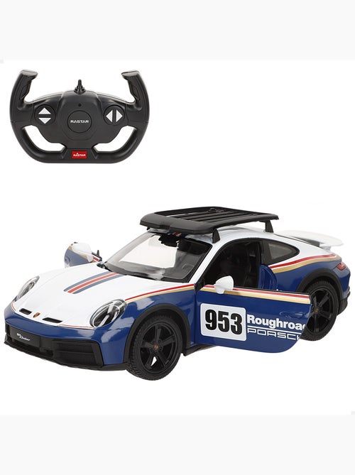 Rastar coche rc porsche 911 dakar 1:14 - Kiabi