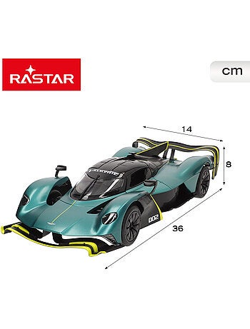 Rastar coche teledirigido aston martin valkyrie amr pro c/luces 1:14