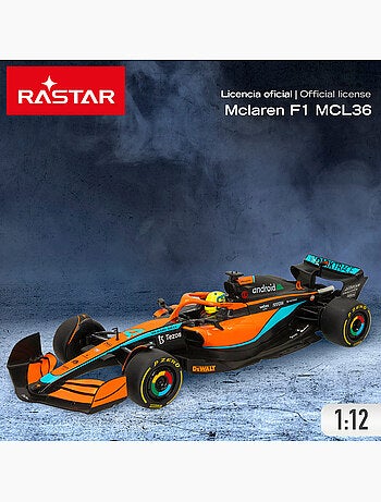Rastar coche teledirigido f1 2022 mclaren mcl36 1:12