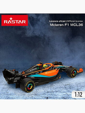 Rastar coche teledirigido f1 2022 mclaren mcl36 1:12