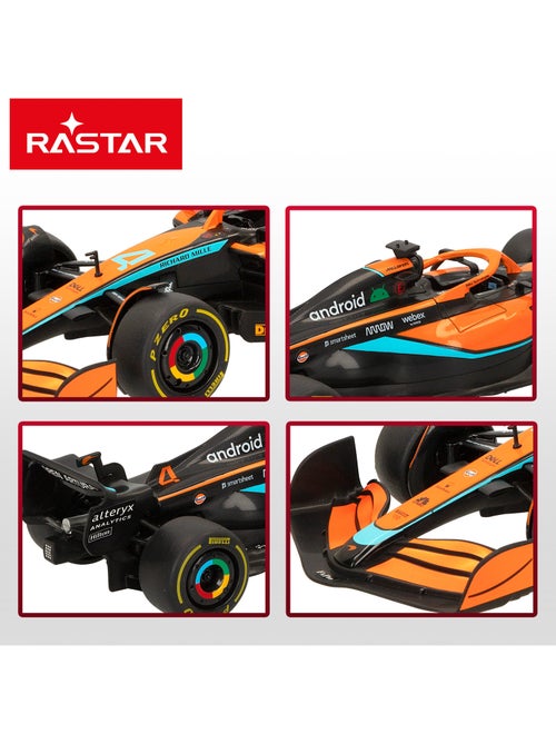 Rastar coche teledirigido f1 2022 mclaren mcl36 1:18 - Kiabi