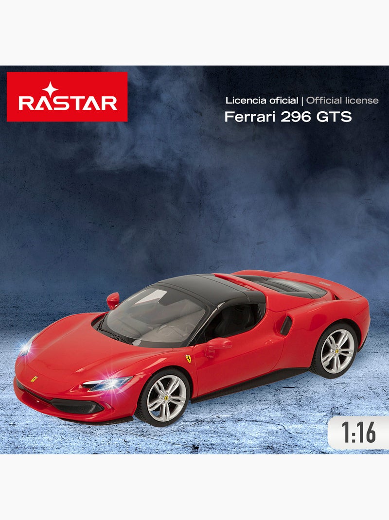 Rastar coche teledirigido ferrari 296 gts 1:16 c/luz N/D - Kiabi