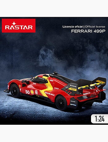 Rastar coche teledirigido ferrari 499p 50 le mans hypercar 1:24