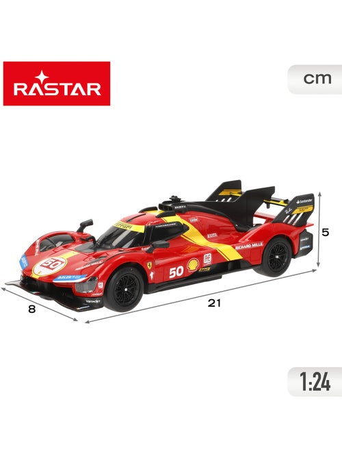 Rastar coche teledirigido ferrari 499p 50 le mans hypercar 1:24 - Kiabi