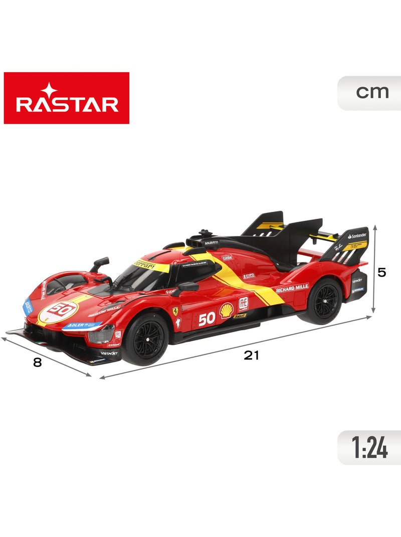 Rastar coche teledirigido ferrari 499p 50 le mans hypercar 1:24 N/D - Kiabi