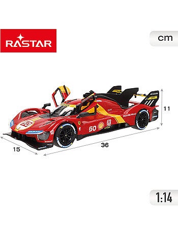 Rastar coche teledirigido ferrari 499p le mans 1:14