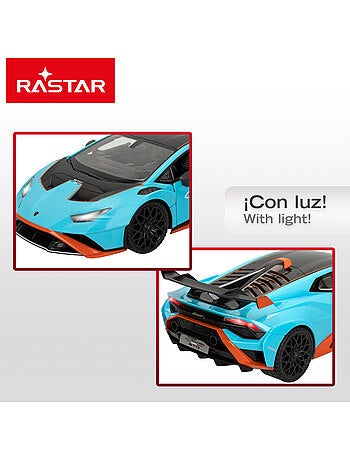 Rastar coche teledirigido lamborghini huracán sto con luces 1:14