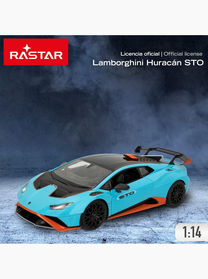 Rastar coche teledirigido lamborghini huracán sto con luces 1:14 N/D - Kiabi