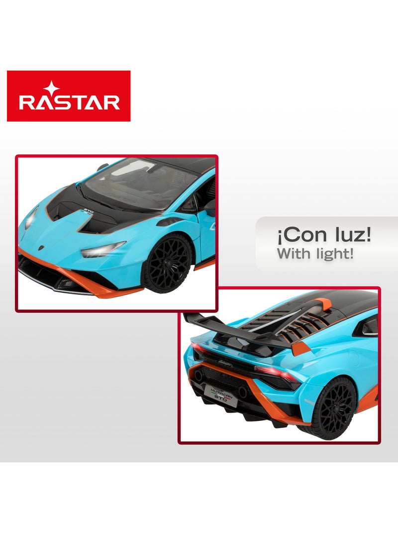 Rastar coche teledirigido lamborghini huracán sto con luces 1:14 N/D - Kiabi