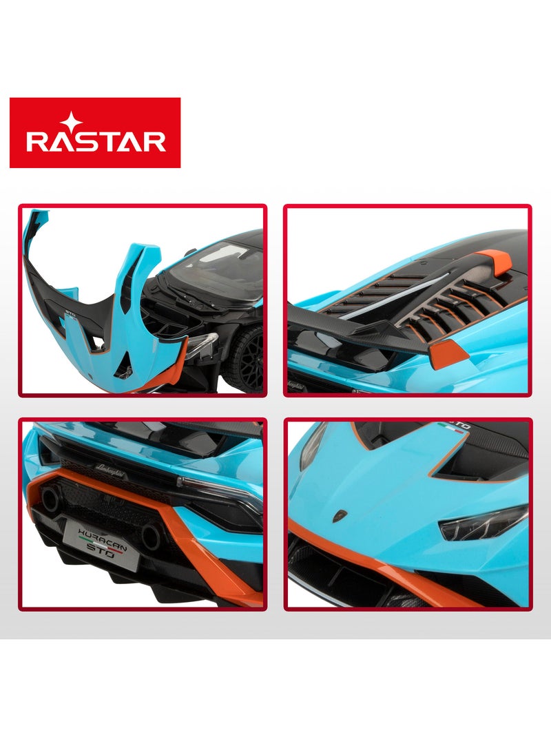 Rastar coche teledirigido lamborghini huracán sto con luces 1:14 N/D - Kiabi