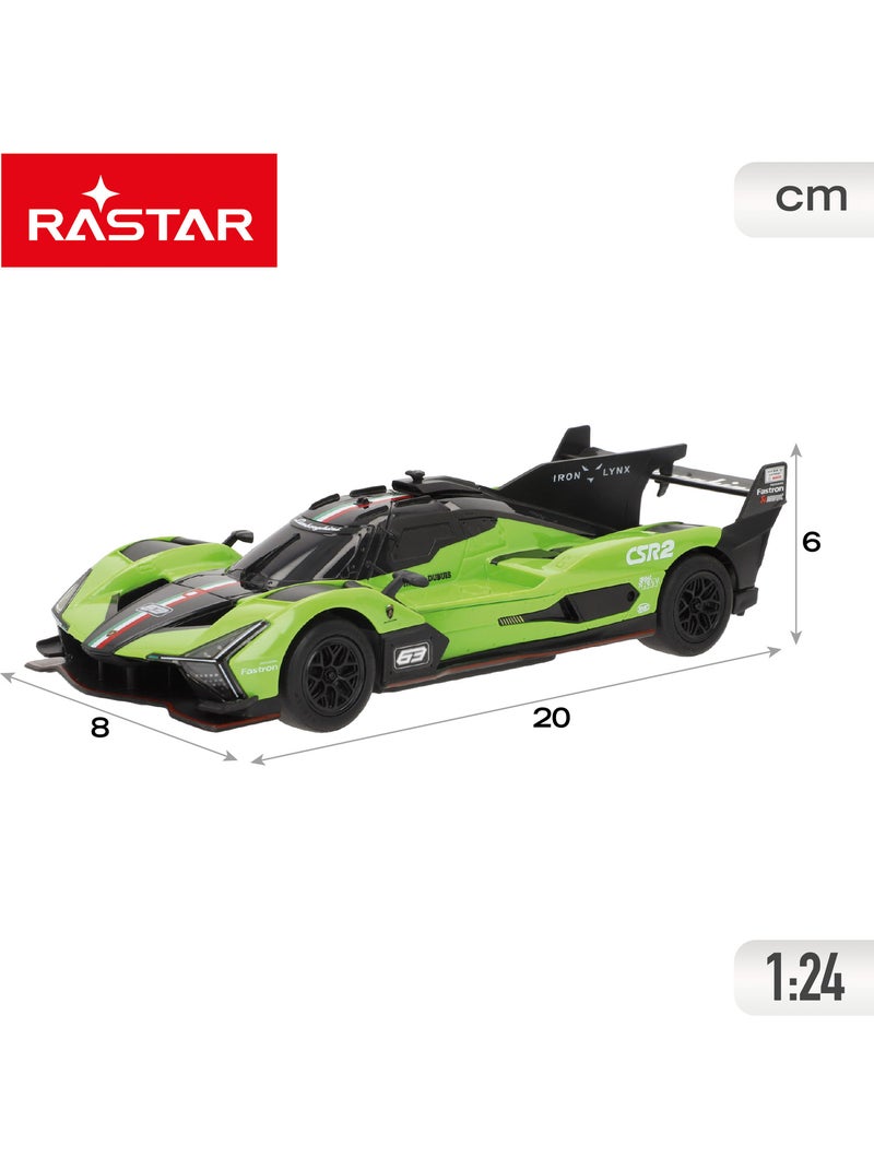 Rastar coche teledirigido lamborghini sc63 lmdh 1:24 N/D - Kiabi