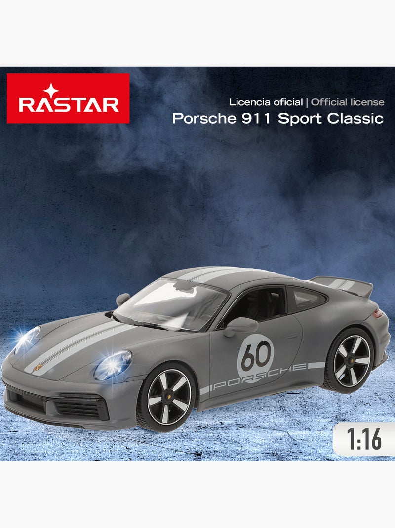 Rastar coche teledirigido porsche 911 sport classic 1:16 c/luz N/D - Kiabi
