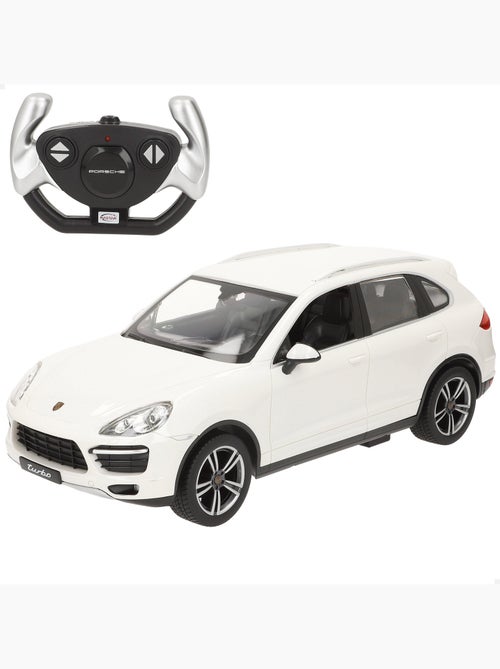 Rastar coche teledirigido porsche cayenne turbo blanco 1:14 - Kiabi