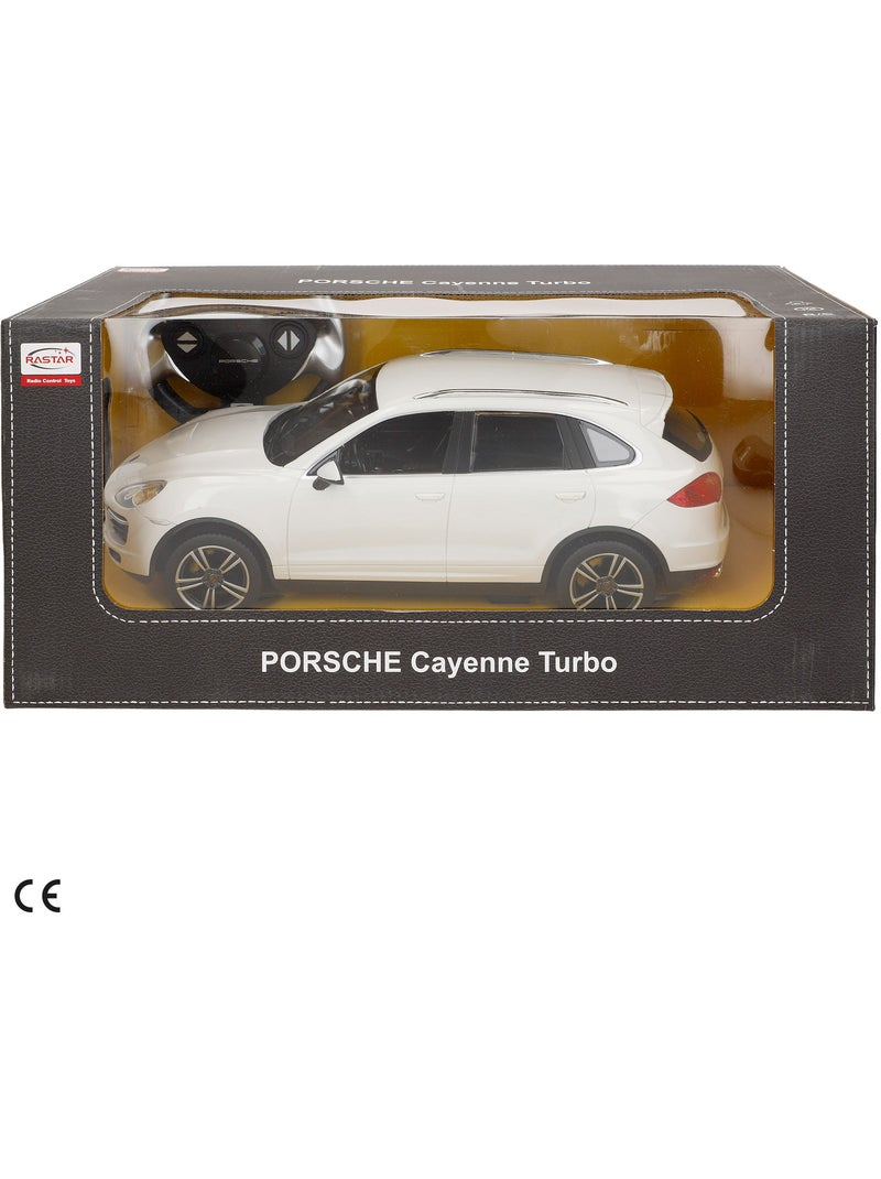 Rastar coche teledirigido porsche cayenne turbo blanco 1:14 N/D - Kiabi