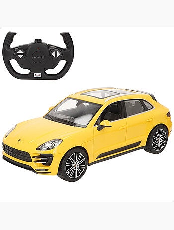 Rastar coche teledirigido porsche macan turbo amarillo 1:14