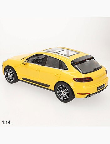 Rastar coche teledirigido porsche macan turbo amarillo 1:14