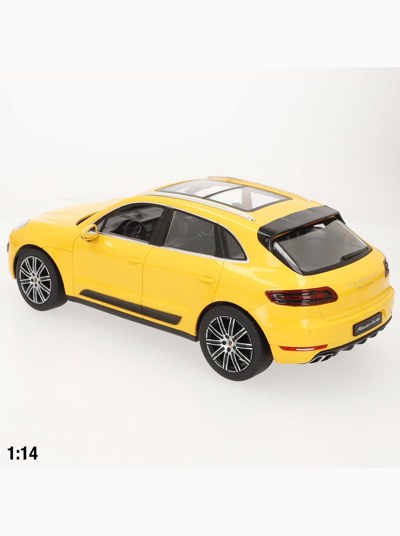 Rastar coche teledirigido porsche macan turbo amarillo 1:14 N/D - Kiabi